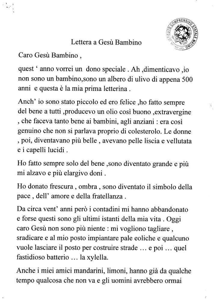 Lettera A Gesu Bambino Emys